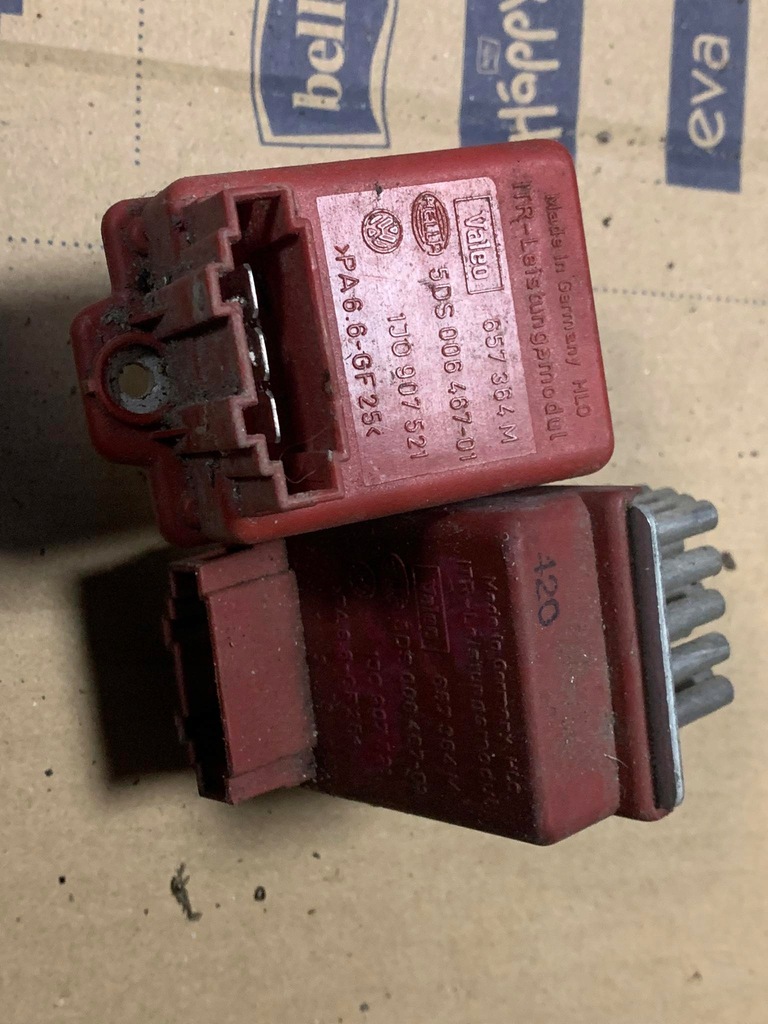 фото №9, Резистор резистор вентилятор vag 1j0907521 357907521 __orginał