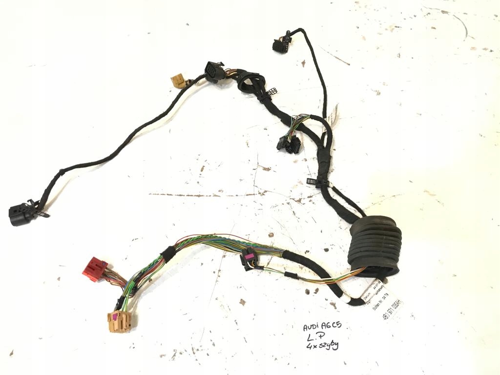 фото №1, Електропроводка двері лівий перед audi a6 c5 4b0971035ah