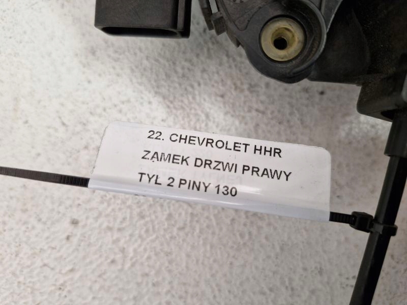 фото №7, Chevrolet hhr замок дверь правый задняя задний 2 pin 15906937
