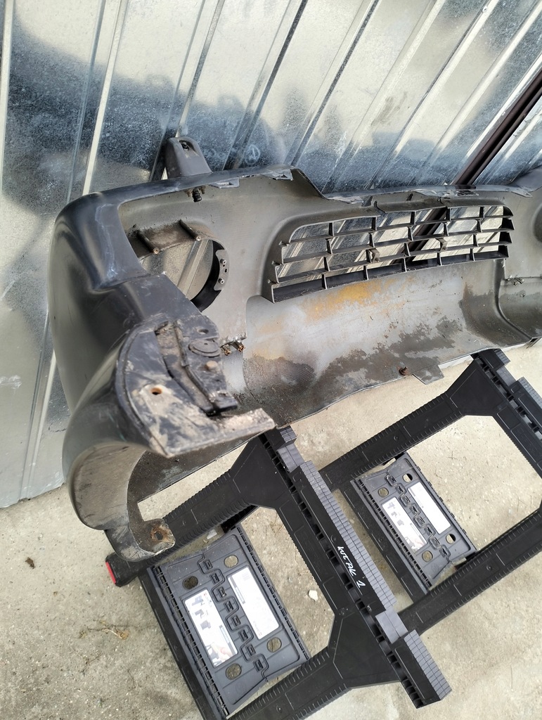 фото №13, Бампер перед mitsubishi pajero shogun sport i 1999-2006 колір x24 омивачі