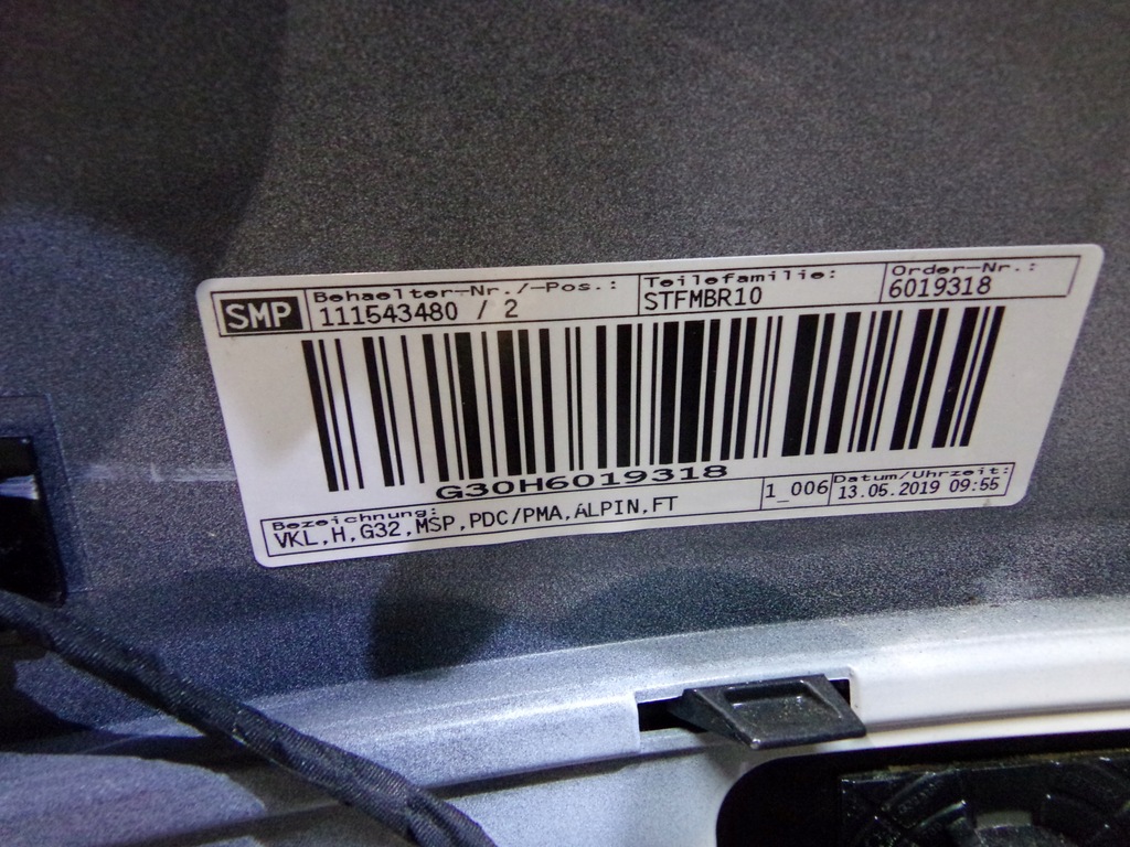 фото №13, Bmw 6 g32 mpakiet бампер задняя накладка m-pakiet