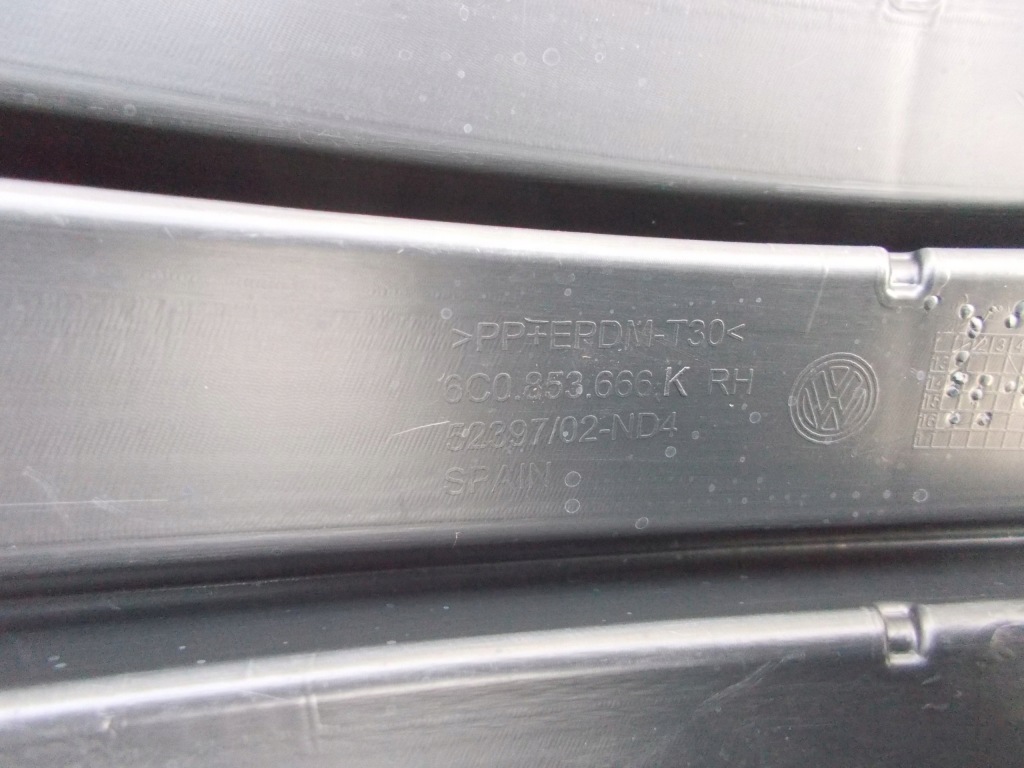 фото №11, Решітка бампера ліва права хром vw polo v 6r lift 6c0853666k 6c0853665k