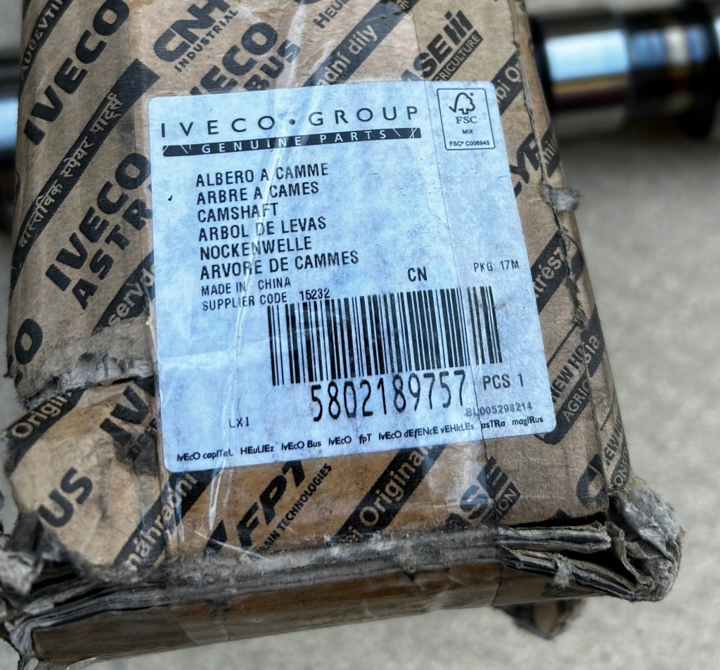 Вал распределительного вала iveco stralis trakker 5802189757 Недорого