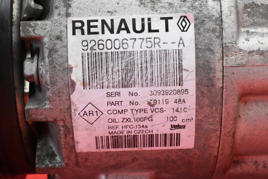 фото №6, Компрессор насос кондиционера 926006775r dacia logan ii 1.2 16v 75 km 13-16
