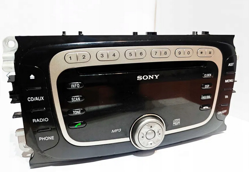 Купить Радио sony группа ford с код