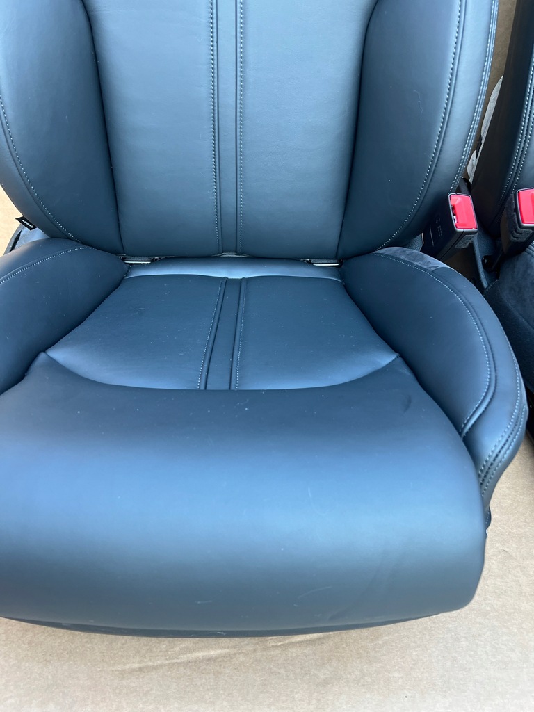 фото №7, Audi a7 a6 c7 4g lift чёрные сиденья komfortowe обшивки комплект 50km