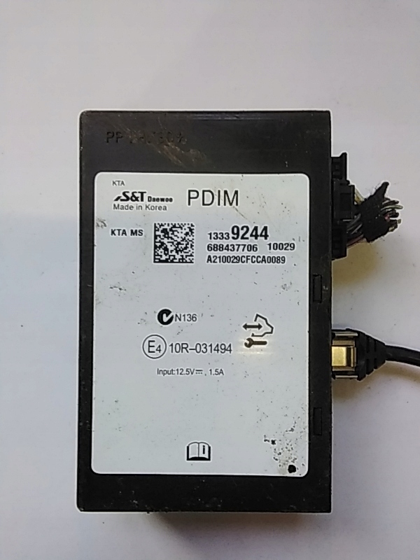 фото №1, A147 opel insignia a модуль pdim 13339244