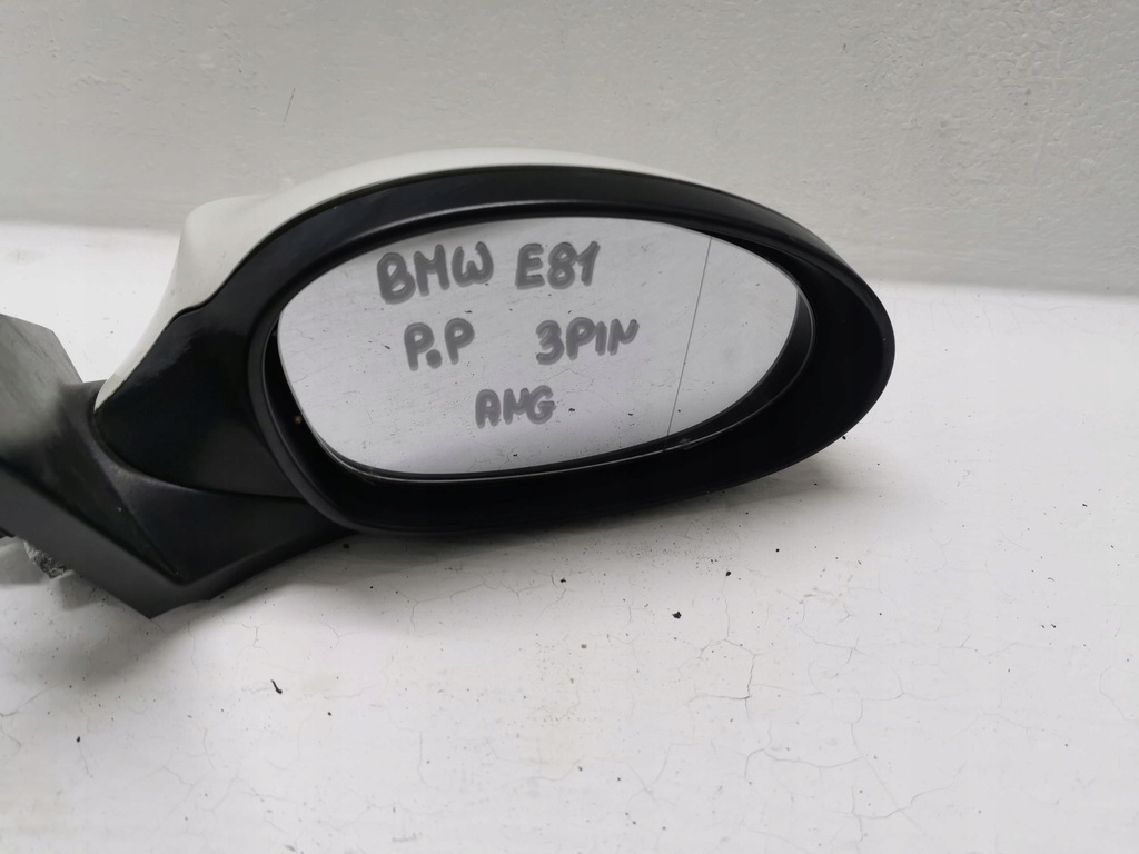 фото №9, Дзеркало праве bmw seria 1 e87 3 pin uk alpinweiss
