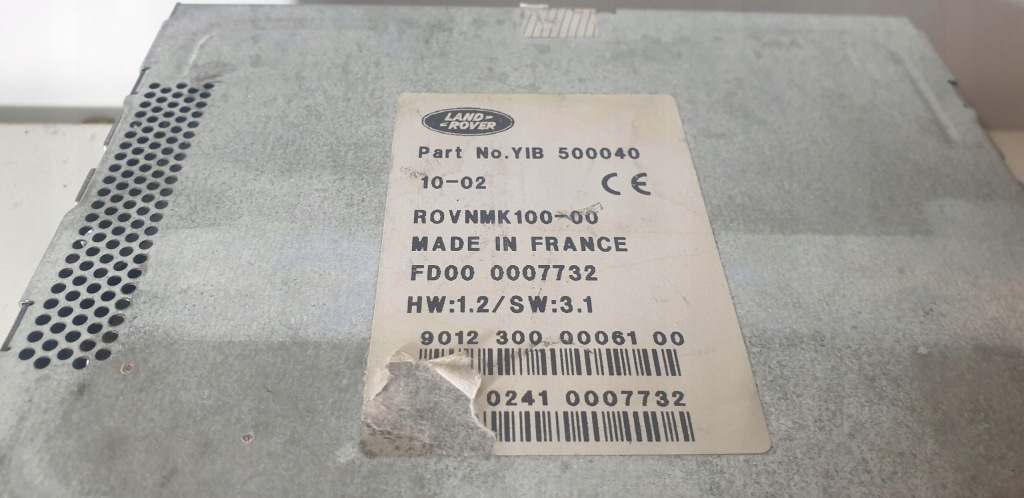 Зчитувач gps navi навігації range rover vogue 02-12 Ціна