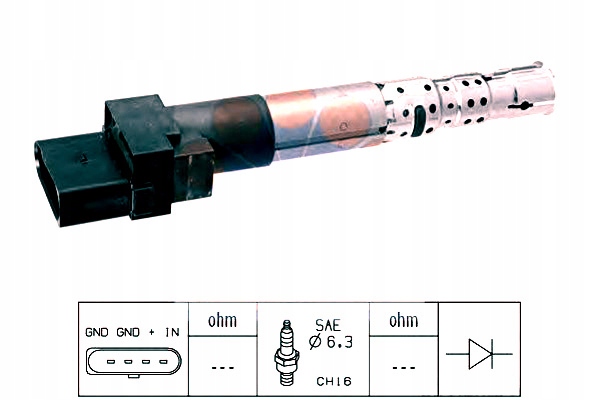 фото №2, Котушка запалювання ford galaxy 2.8i 00- eps
