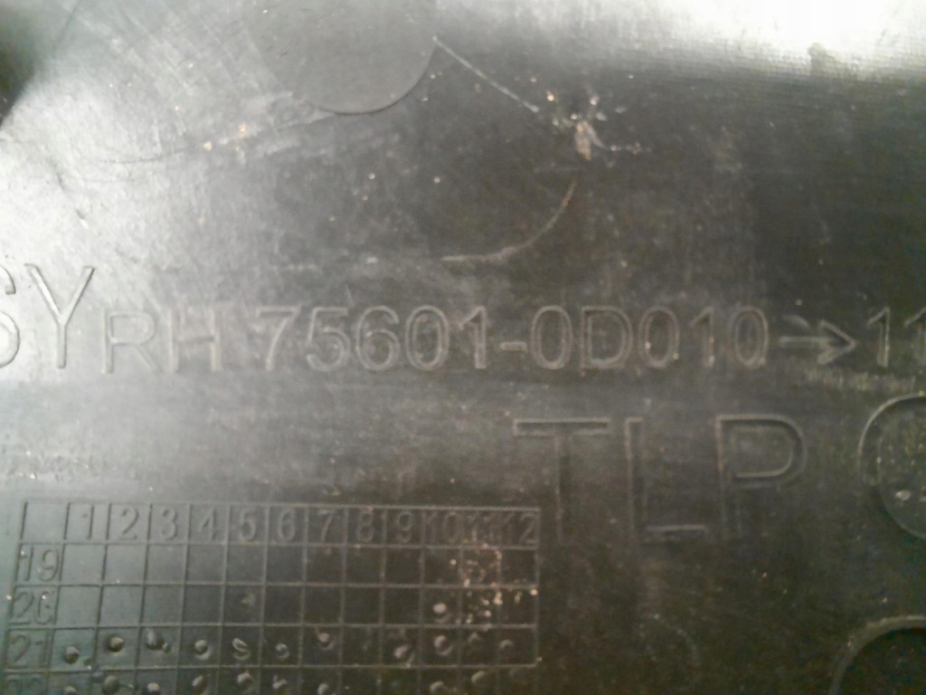 фото №7, Toyota yaris cross 22- молдинг крила передня перед правий 756010d010