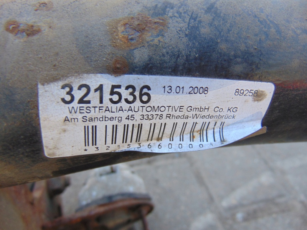 фото №10, Hak буксирувальний vestfalia vw touran 1 i europa