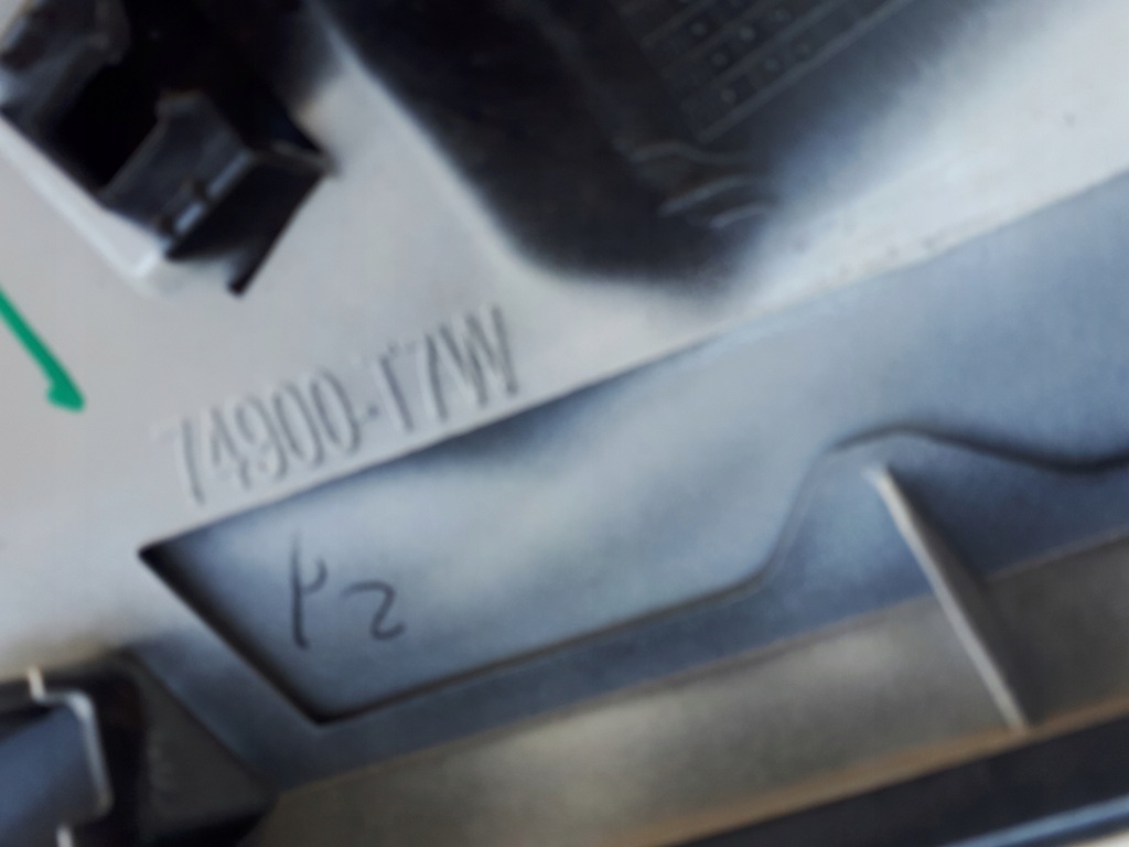 фото №8, Honda hrv hr-v ii 15- спойлер спойлер крышки задний 2015- белый