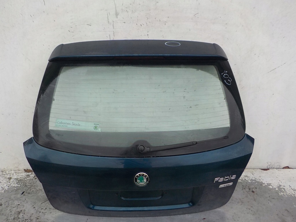 фото №1, 103 skoda fabia ii kombi lift крышка багажника задняя задняя