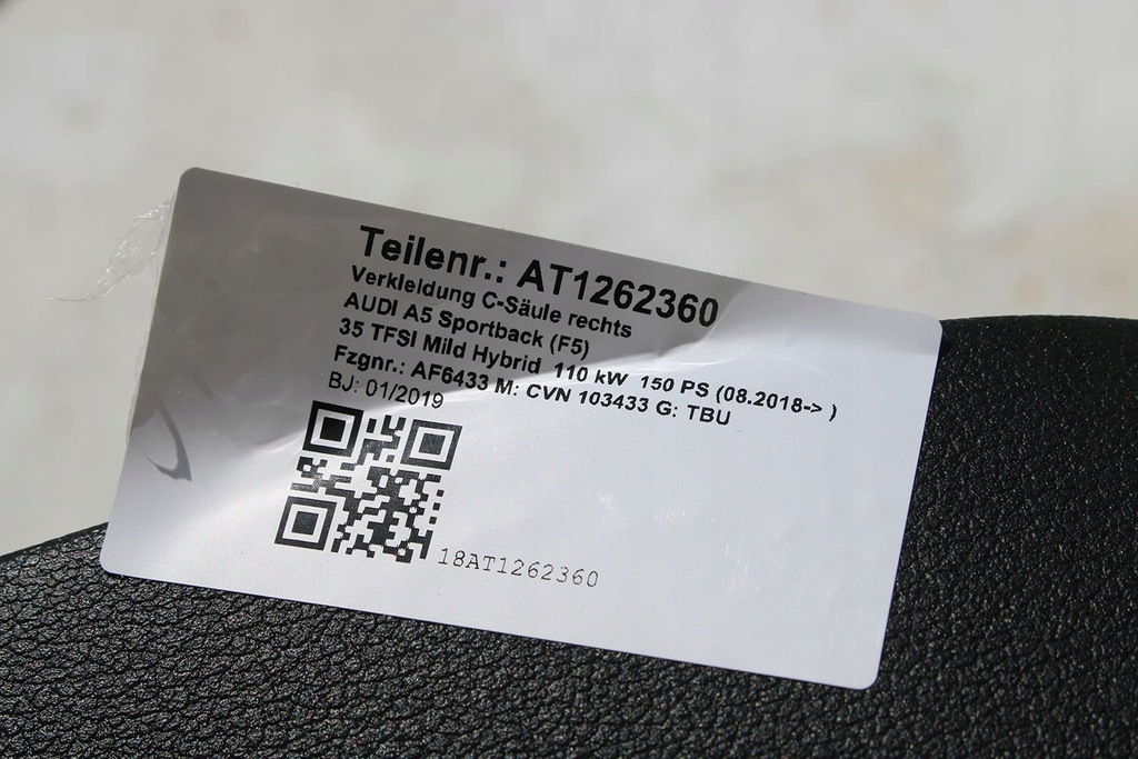 фото №9, Audi a5 sportback стойки блок двигателя a+b+c+d 8w8867233g обивка 8w8867243 + sł