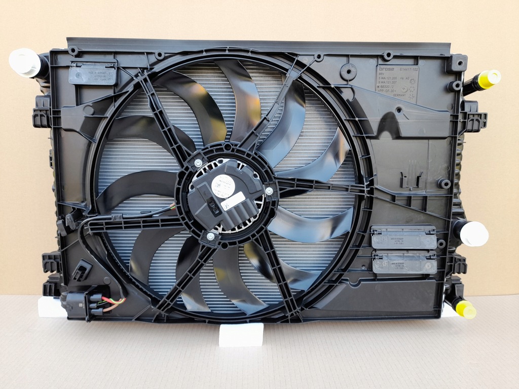 фото №1, Комплект радиатор 5wa121251e новый 2.0 tdi