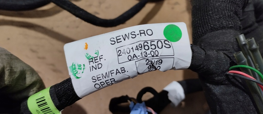 фото №6, Електропроводка джгут салону панелі renault clio v 1.5ble dci 240149650s