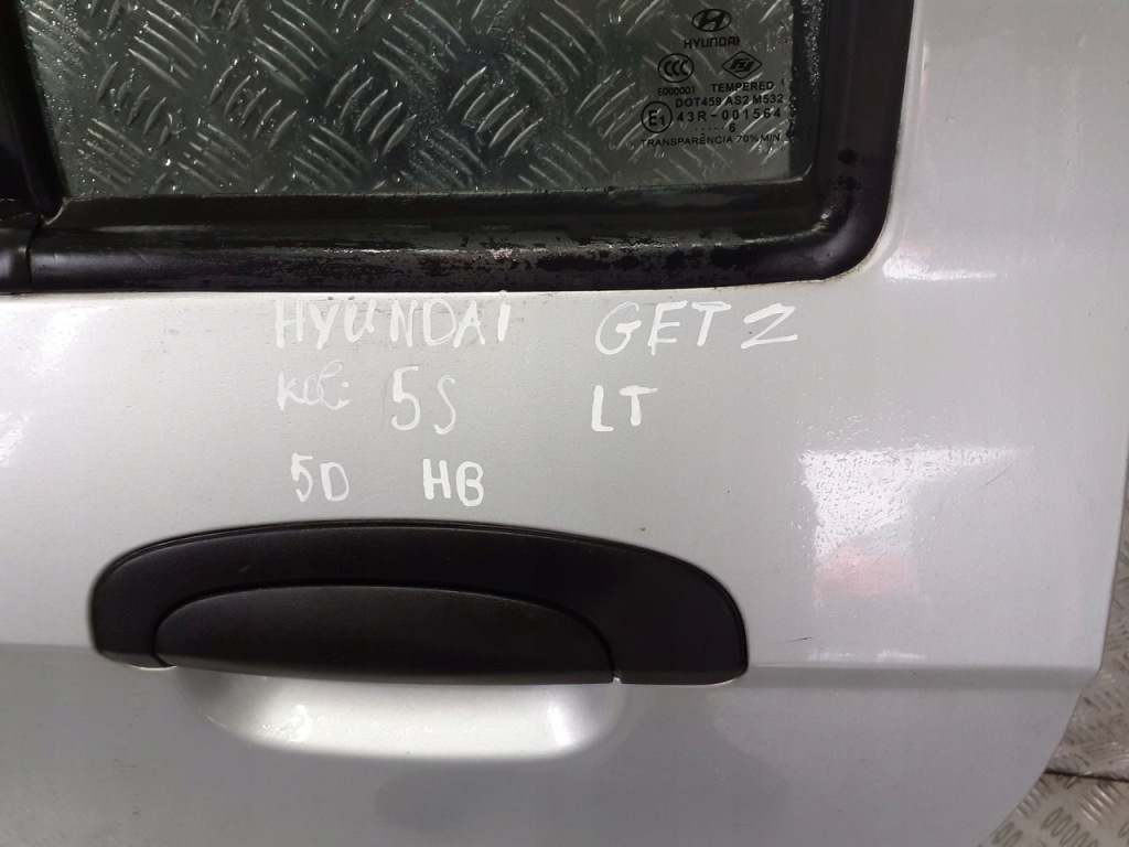 фото №3, Двері лівий задня hyundai getz 5s