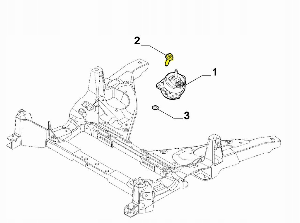 фото №1, Болт подушки безопасности двигателя alfa romeo giulia stelvio