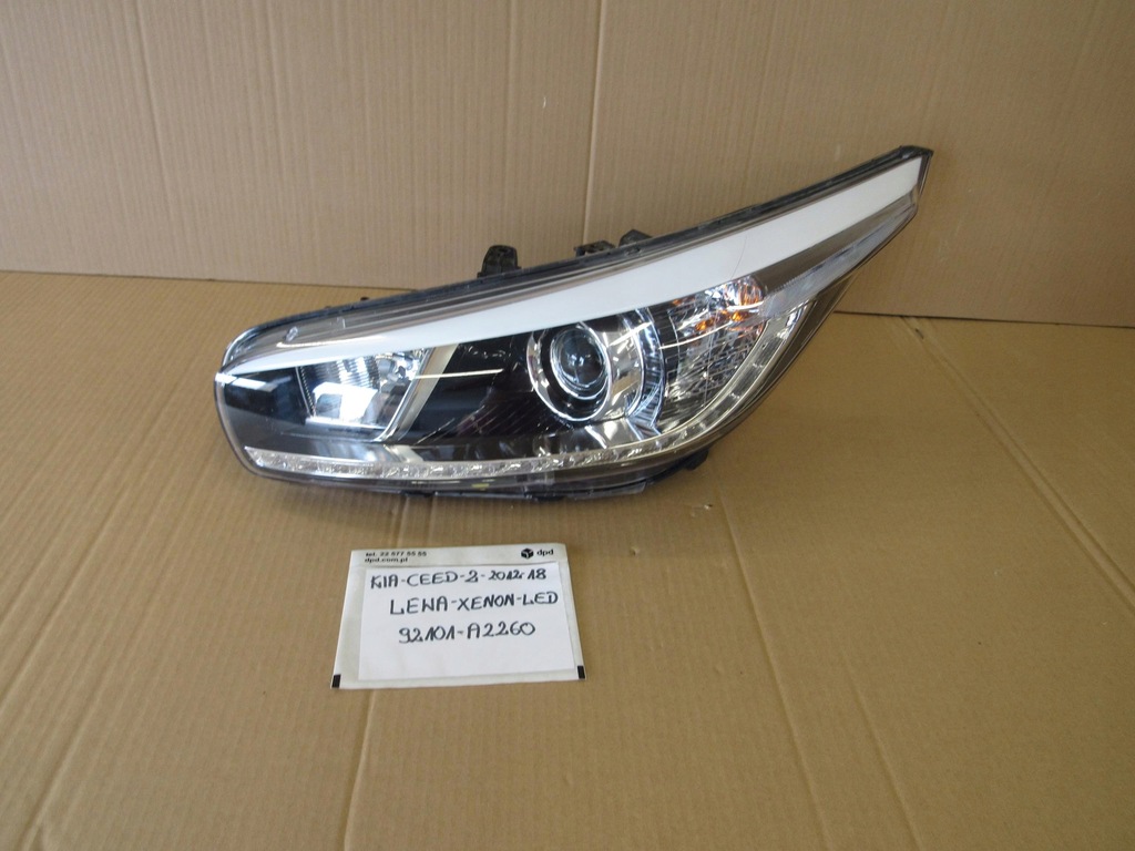 фото №1, Kia ceed ii 2012-2018 лампа перед ліва ксенон led