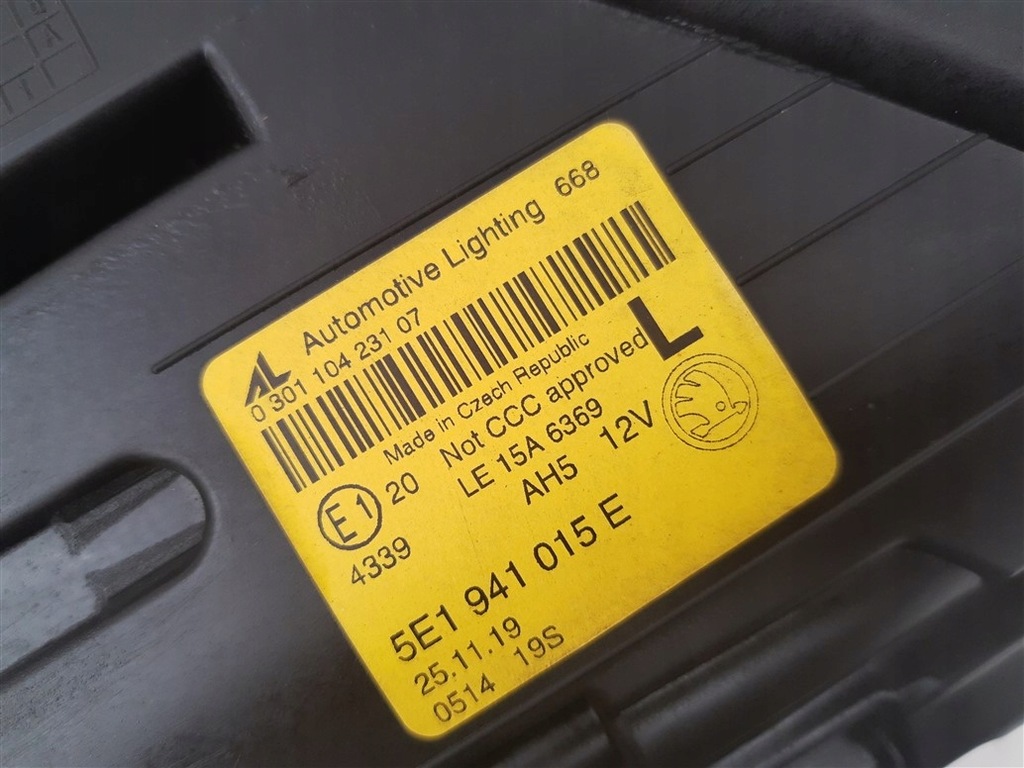 фото №9, Лампа ліва перед skoda octavia 3 iii full led lift