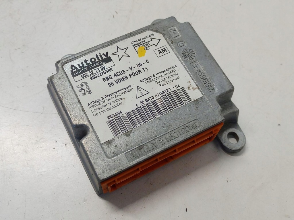 Купити Модуль датчик подушка безпеки peugeot 206 9652275980