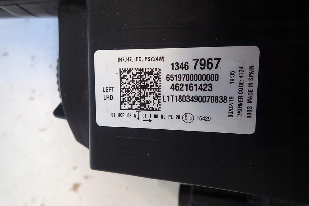 фото №5, Лампа перед левая opel crossland x 16- led