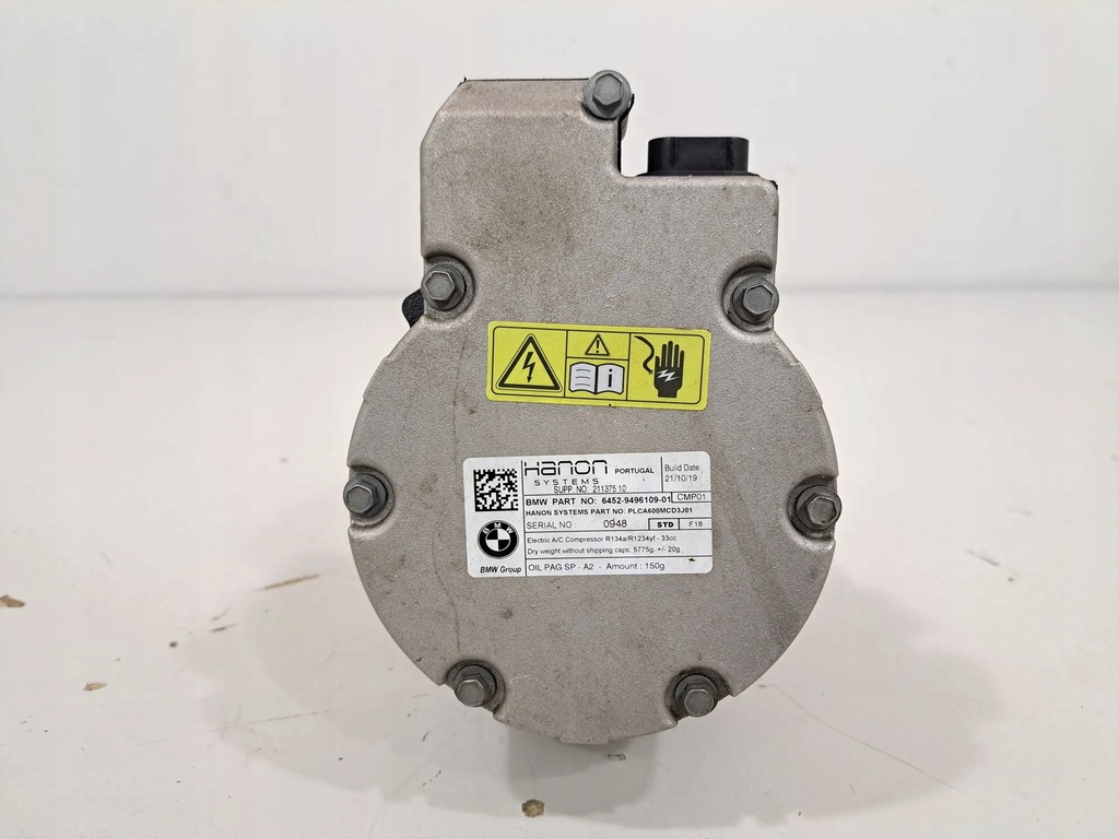 фото №11, Компрессор кондиционера bmw 3 g20, g28 9496109 2.0l hybrid 215kw 2019