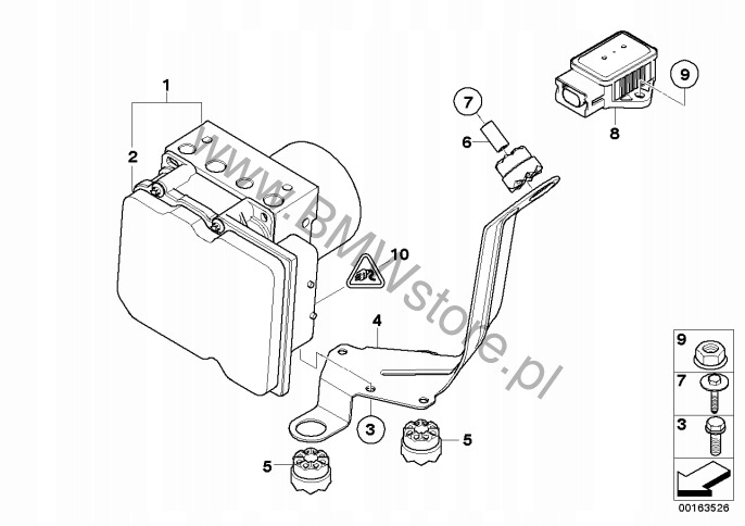 фото №8, Bmw e53 e60 e63 e65 e83 датчик скорости оборотов esp 6757406 0265005249
