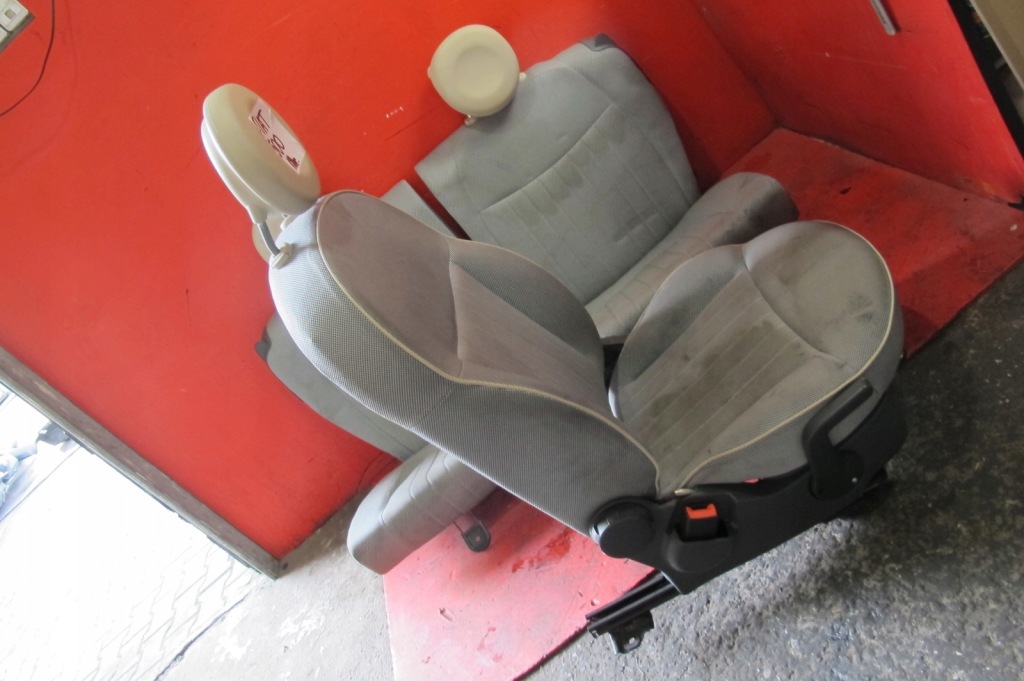 фото №11, Fiat 500 lift 312 15- сидіння лівий водія правий пасажира перед заднє сидіння задня