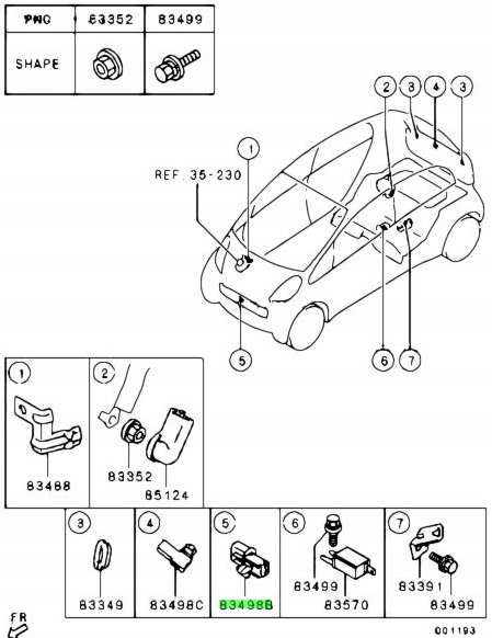 фото №8, Соединитель, проводка mitsubishi asx оригинальный номер 8558a390