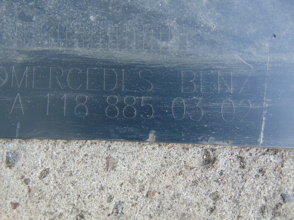 фото №15, Накладка спойлер дифузор бампера задня mercedes cla w118 a1188850302