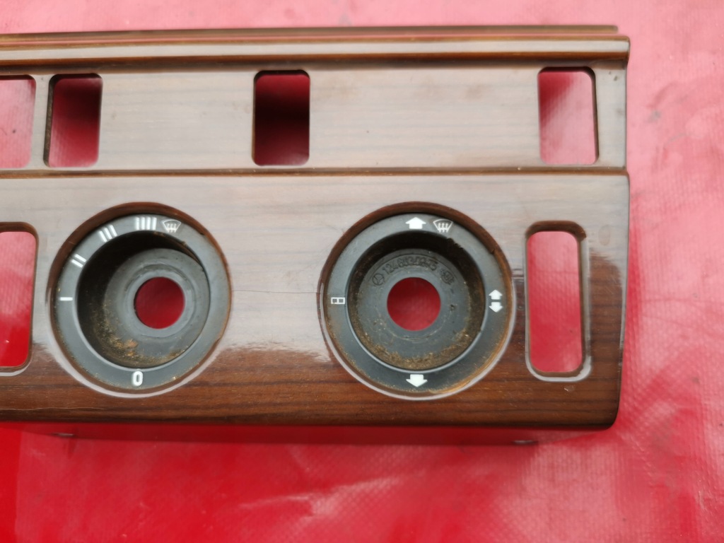 фото №8, Mercedes w124 drewno панель обдув dekor