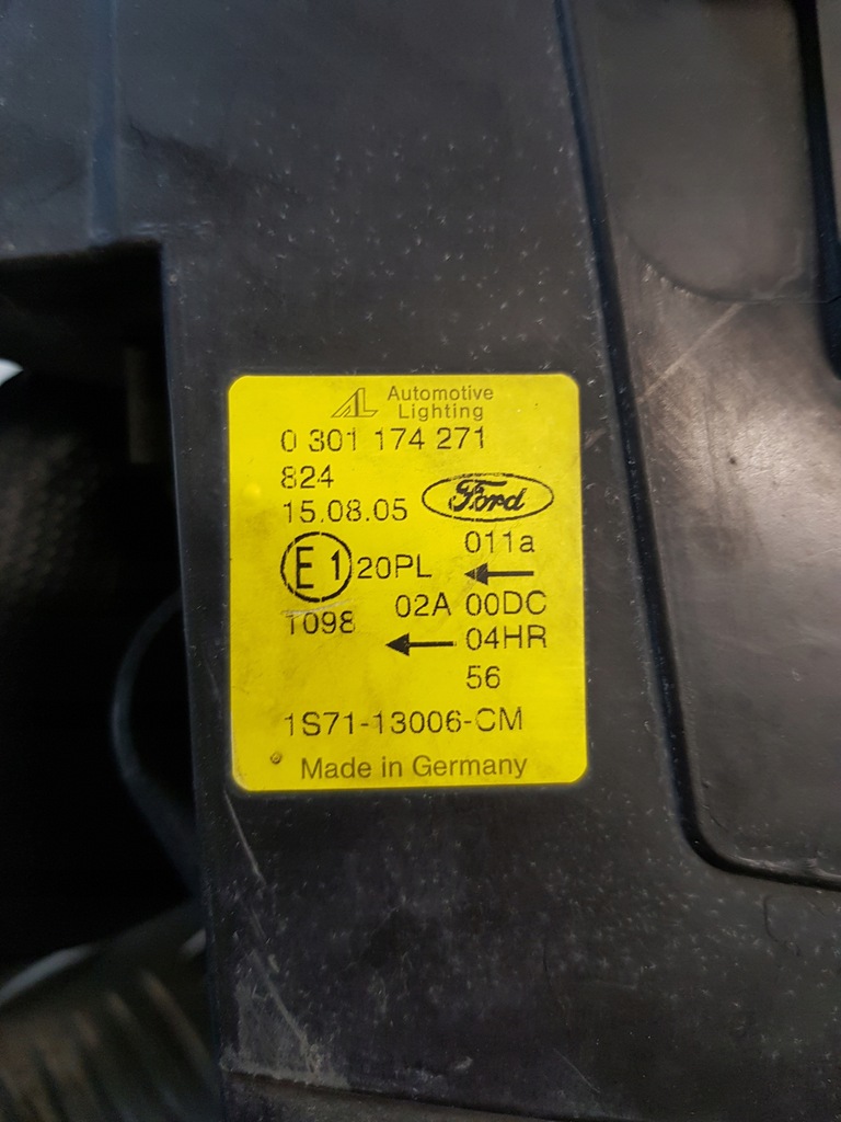 фото №14, Лампа ліва перед ксенон ford mondeo mk3 lift 1s7113006cm + перетворювач eu