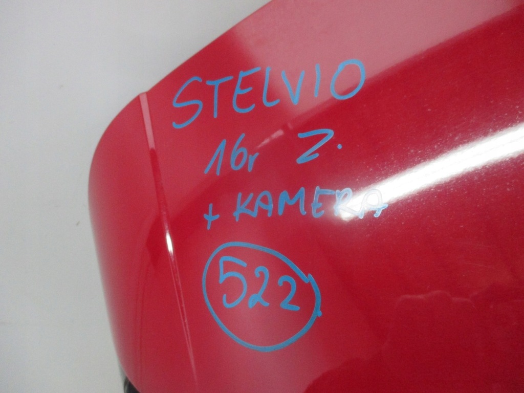 фото №6, Крышка багажника задняя alfa romeo stelvio камера