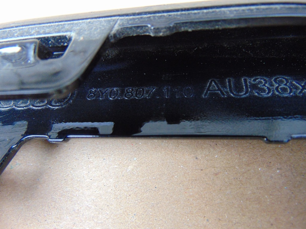 фото №7, Накладка бампера перед спойлер накладка-спойлер audi a3 8y