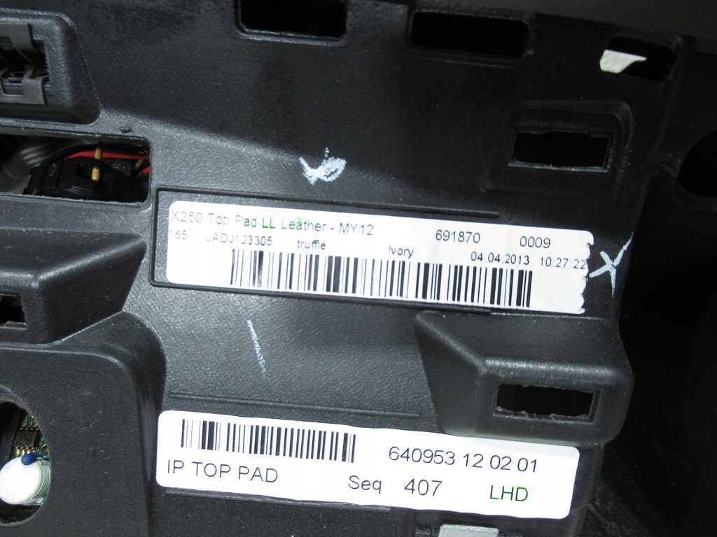 фото №11, Приборная панель приборная консоль jaguar xf x250 2013r оригинал коричневая