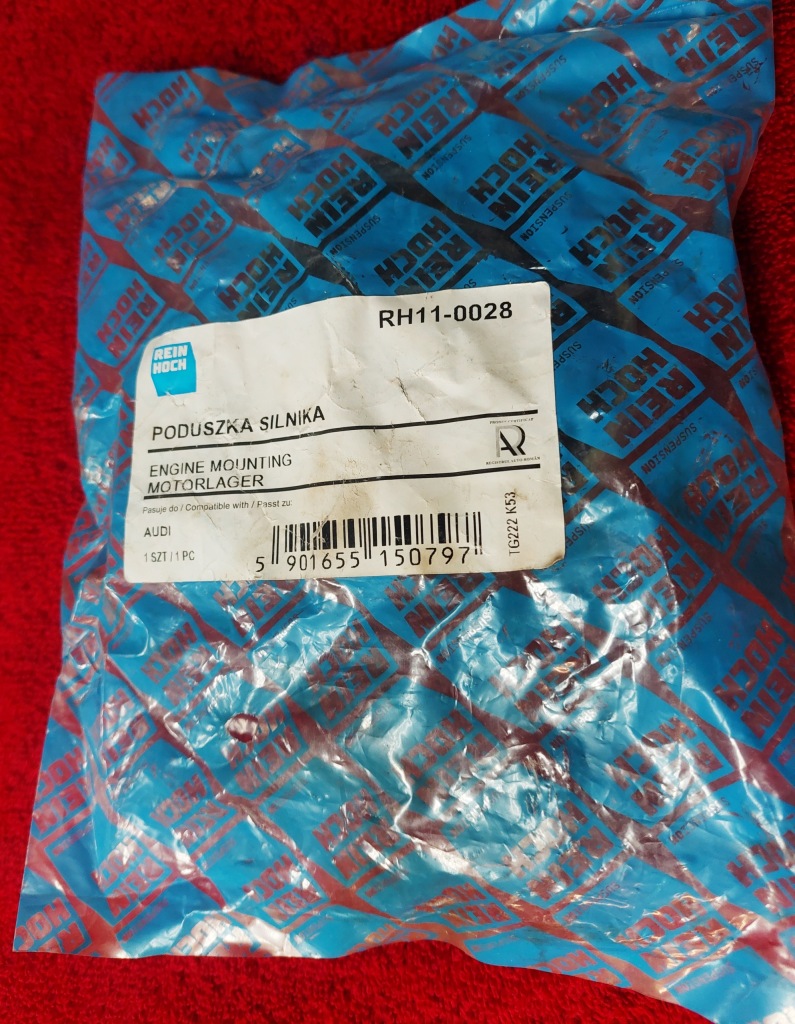 фото №1, Подушка двигуна подушка двигуна задня l/p, dół, гумово-металева pasuje do: