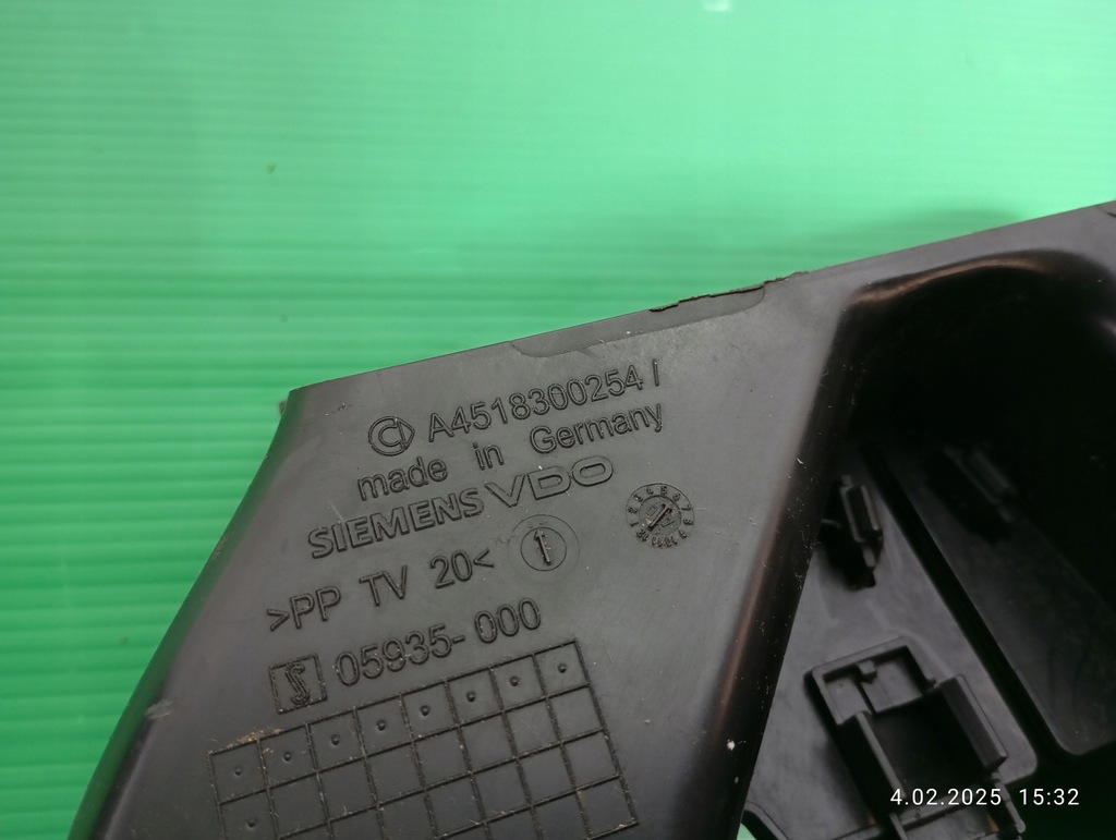 фото №10, Решітка обдув середня smart fortwo ii 451 a4518300254 07-14