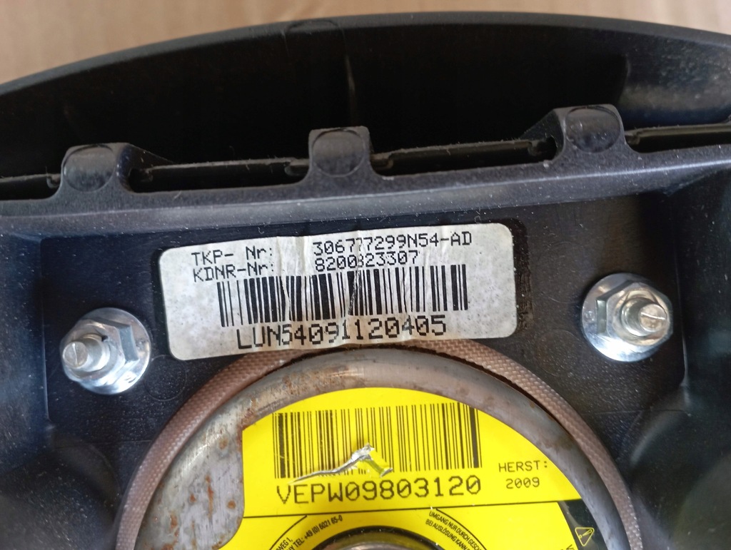 фото №6, Dacia sandero i подушки безпеки подушка безпеки датчик 8201002828 8200823307 8200785067