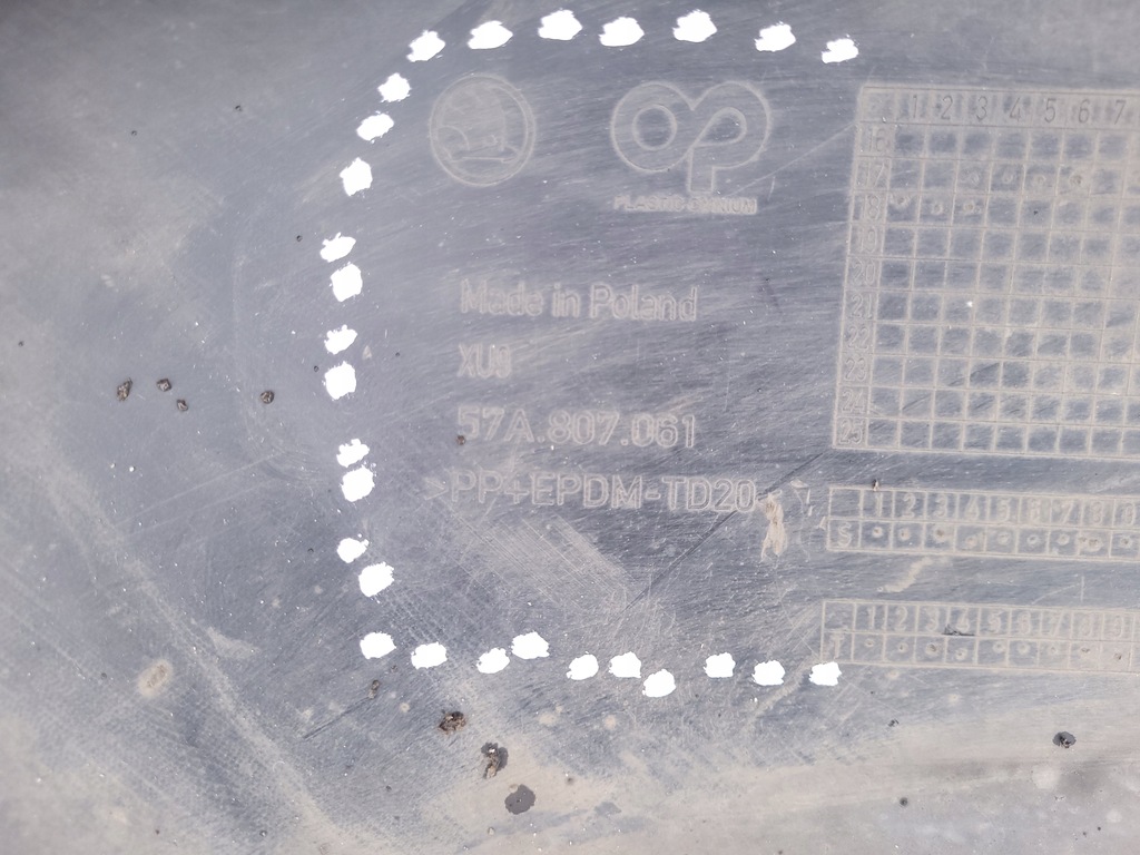 фото №10, Skoda karoq | спойлер передній бампера накладка перед 57a807061