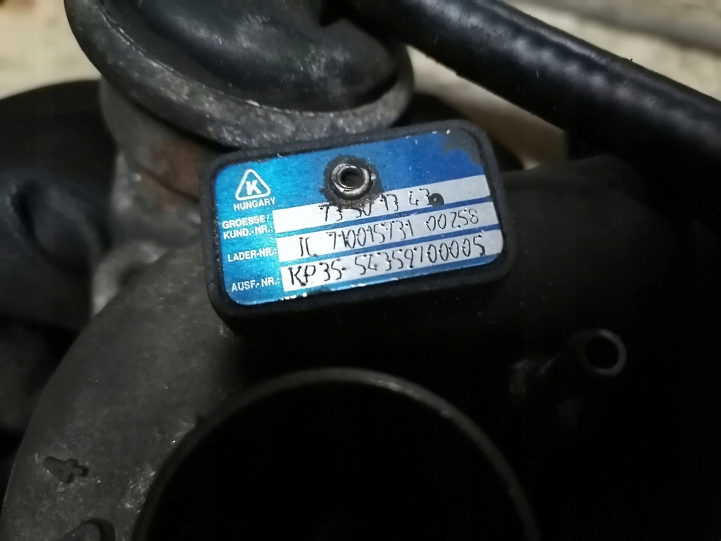 фото №5, Турбонагнітач opel fiat 1.3 73501343