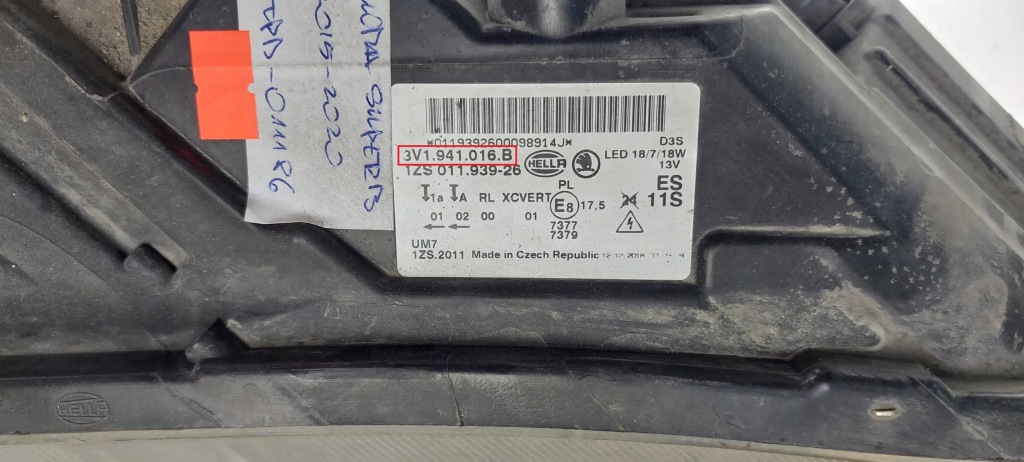 фото №9, Skoda superb b8 3v 2016 лампы передние