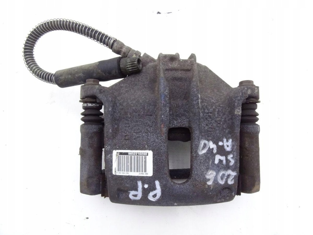фото №1, Peugeot 206 98-10 супорт гальмівний правий перед 9652210280