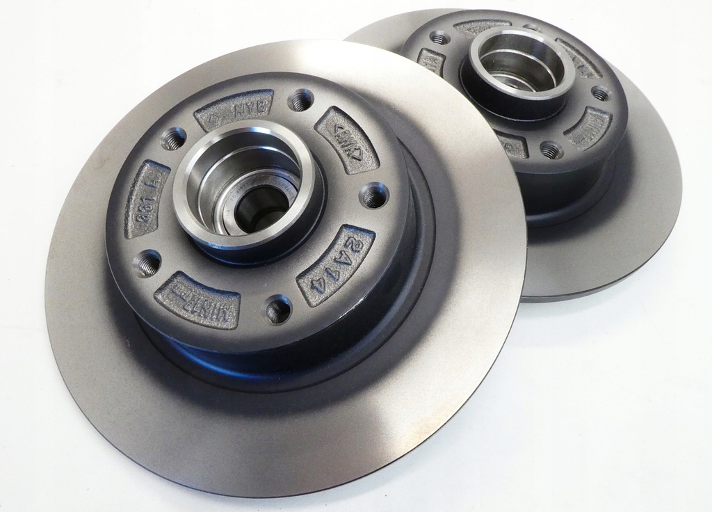 фото №3, Oryg kpl. 2x диск гальмівна задня + гальмівні колодки renault megane iii fluence