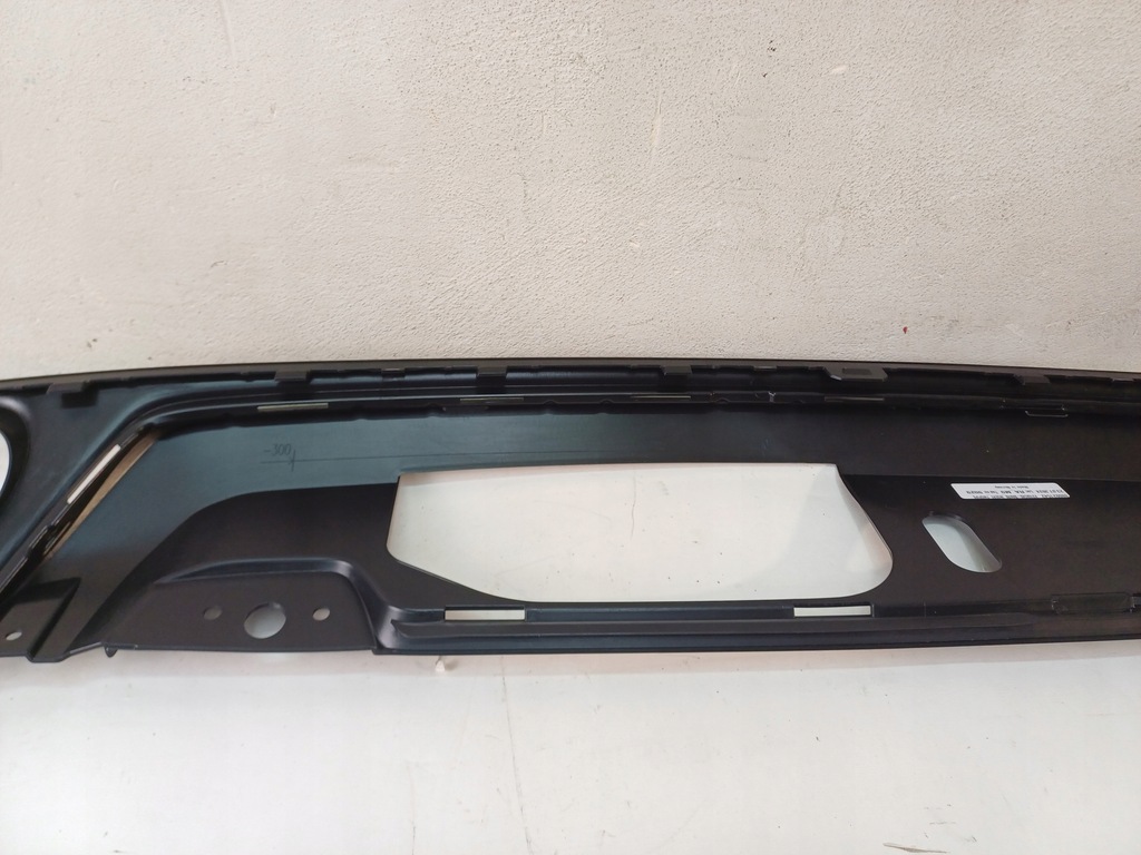 фото №12, Накладка диффузор бампера задняя volvo xc40 17-