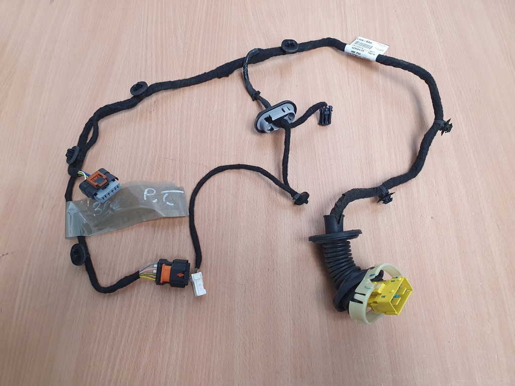 фото №8, Замок ручка дверь задняя жгут peugeot 308 ii t9