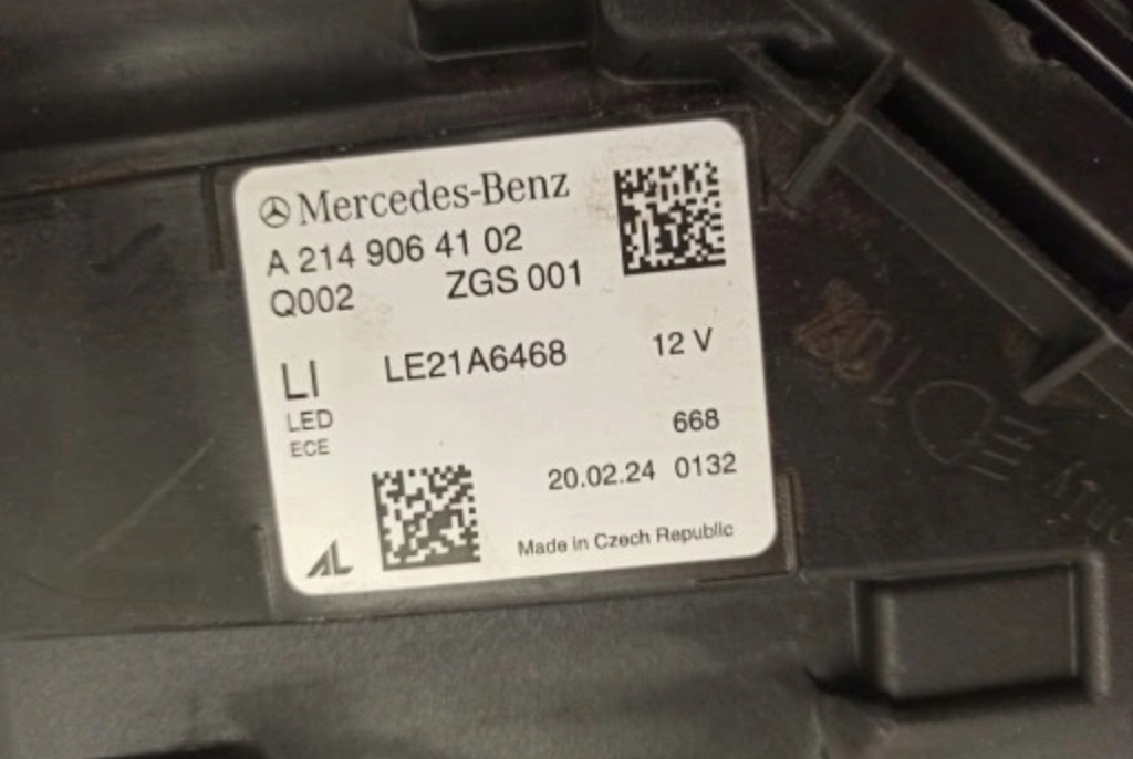 Mercedes e-klasa w214 digital full led хорошее состояние европа фара правый  левая с Разборки