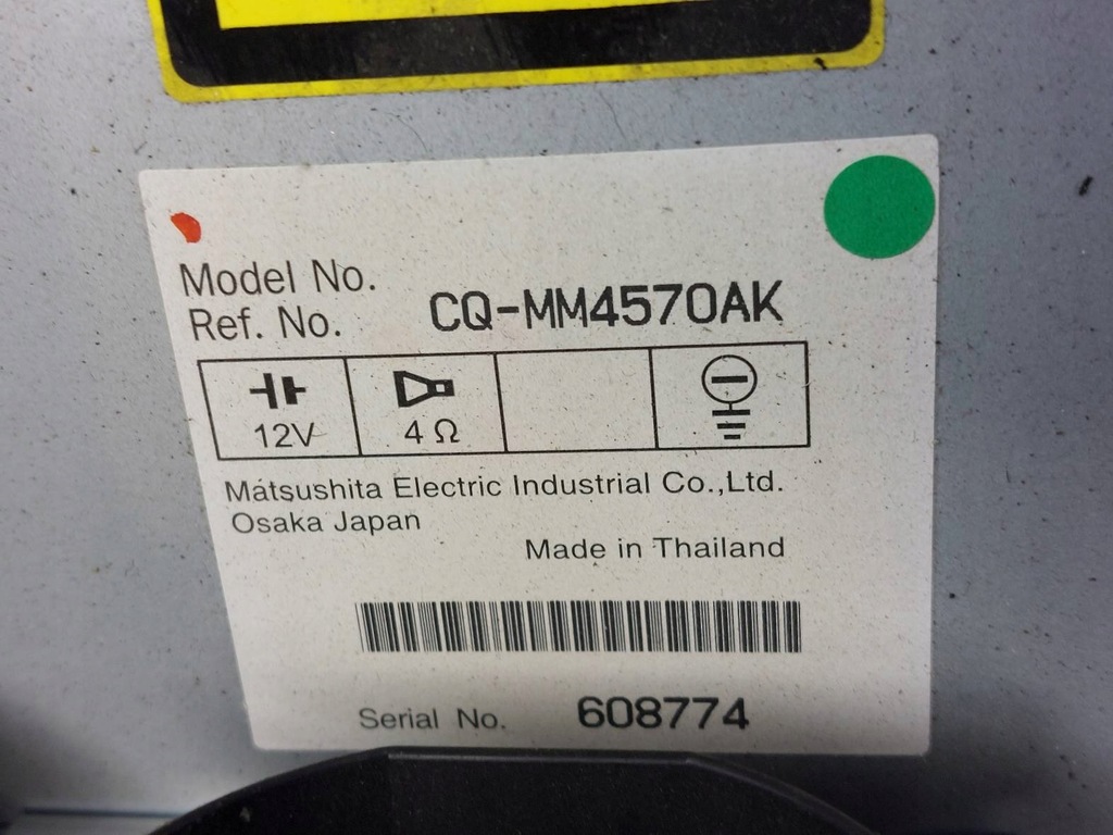 фото №7, Радио проигрыватель + панель обдув + рамка mazda 6 i lift gr4b66dsx