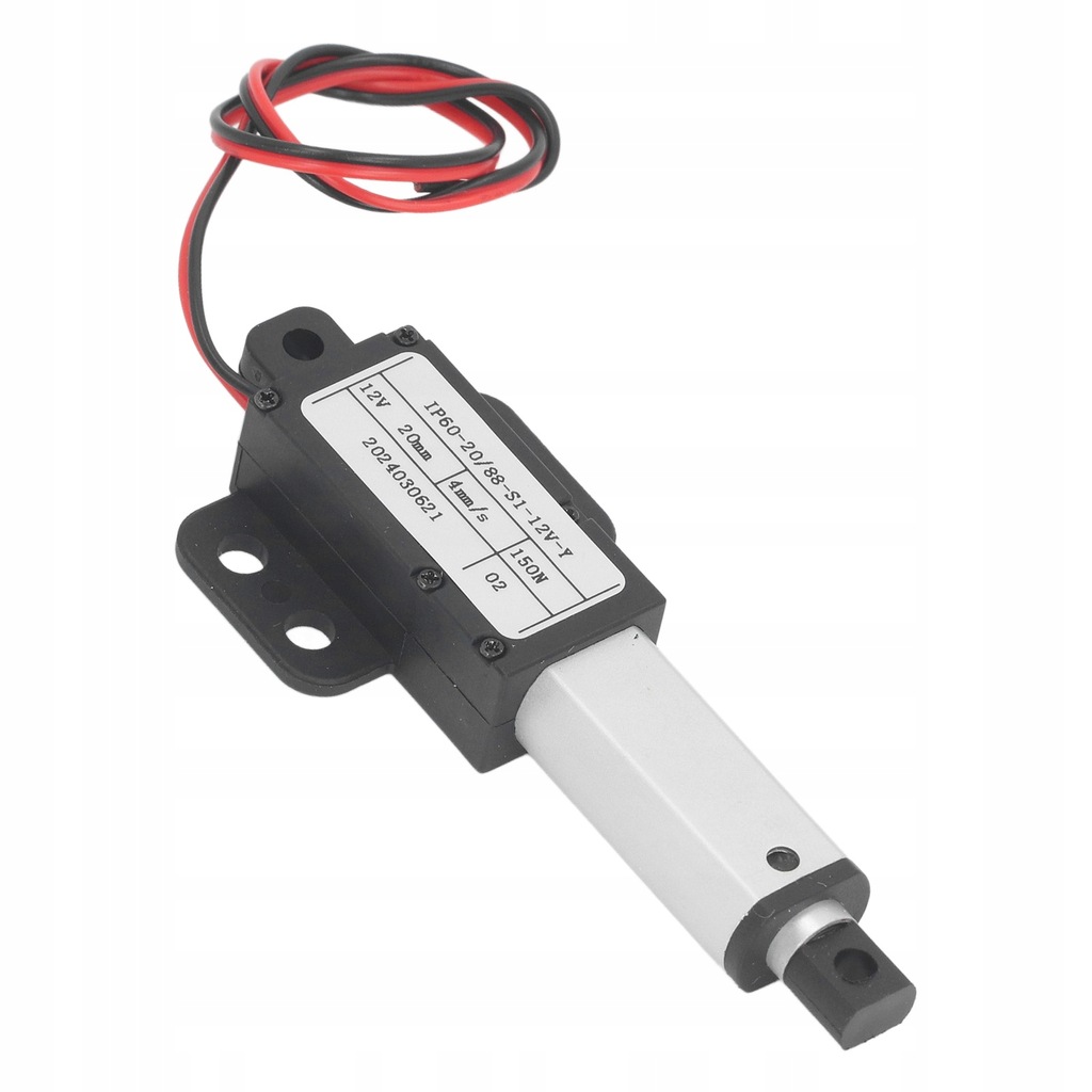 фото №14, Електричний привід лінійний 20mm хід 150n ipx4 двигун циліндра liniowego